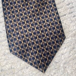 Vintage Italian silk neck tie by Allen Edmonds